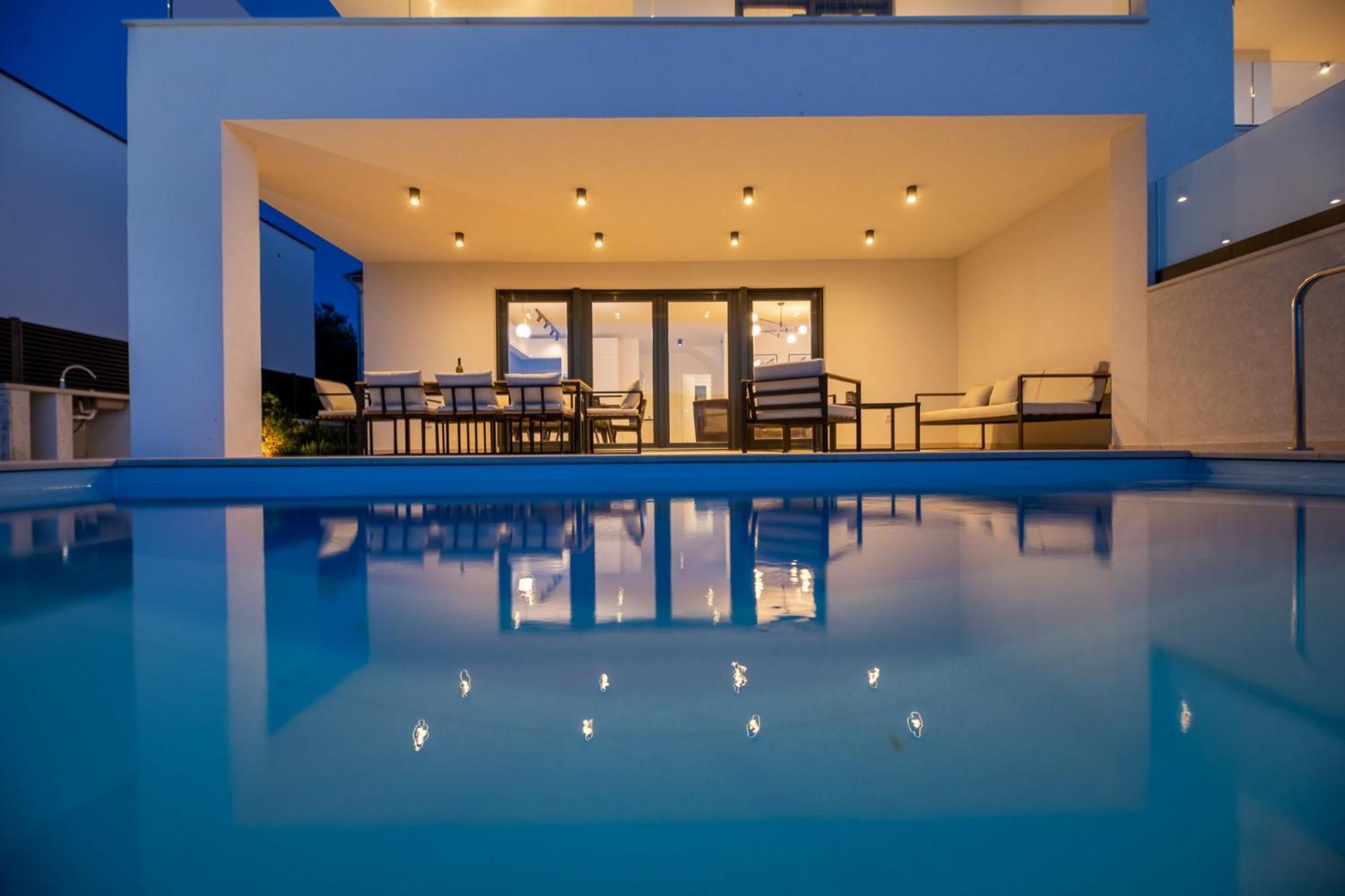 Villa Terra Bianca Klimno Exterior foto